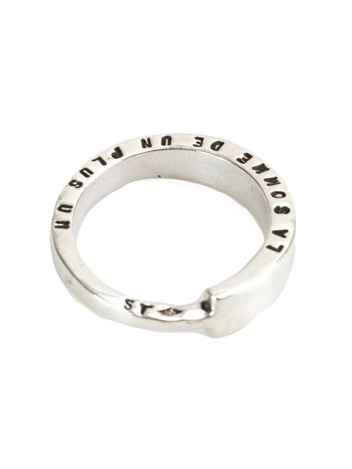 Thoraval 'la Somme De Un Plus Un Peut Etre Infinie' Ring - Metallic