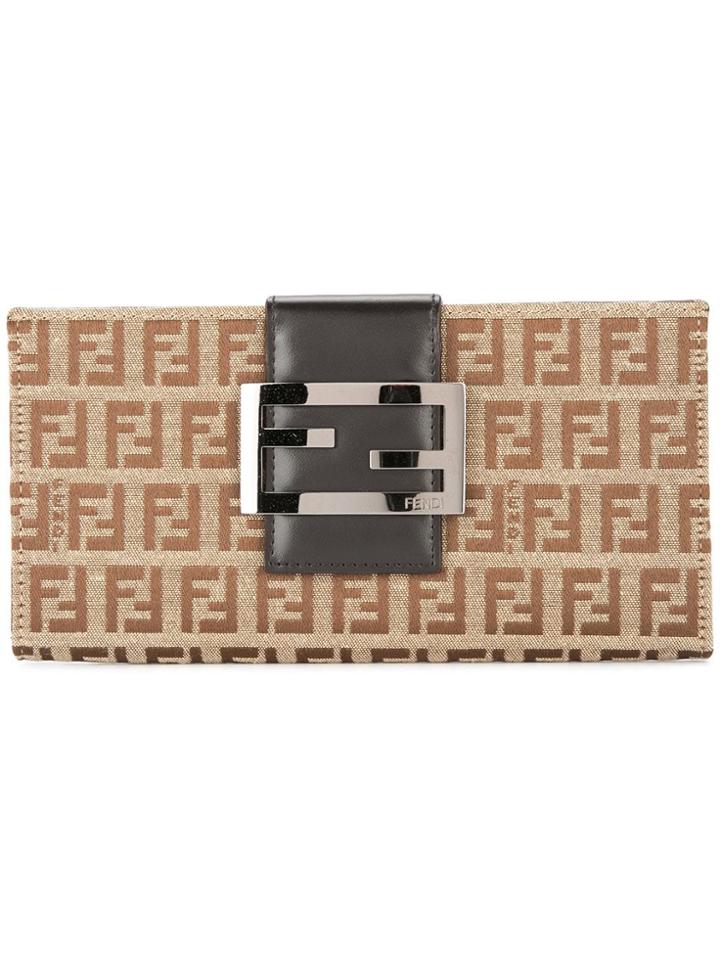 Fendi Vintage Fendi Wallet Purse - Brown