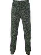 Paul Smith Jeans Leaf Print Sweat Pants