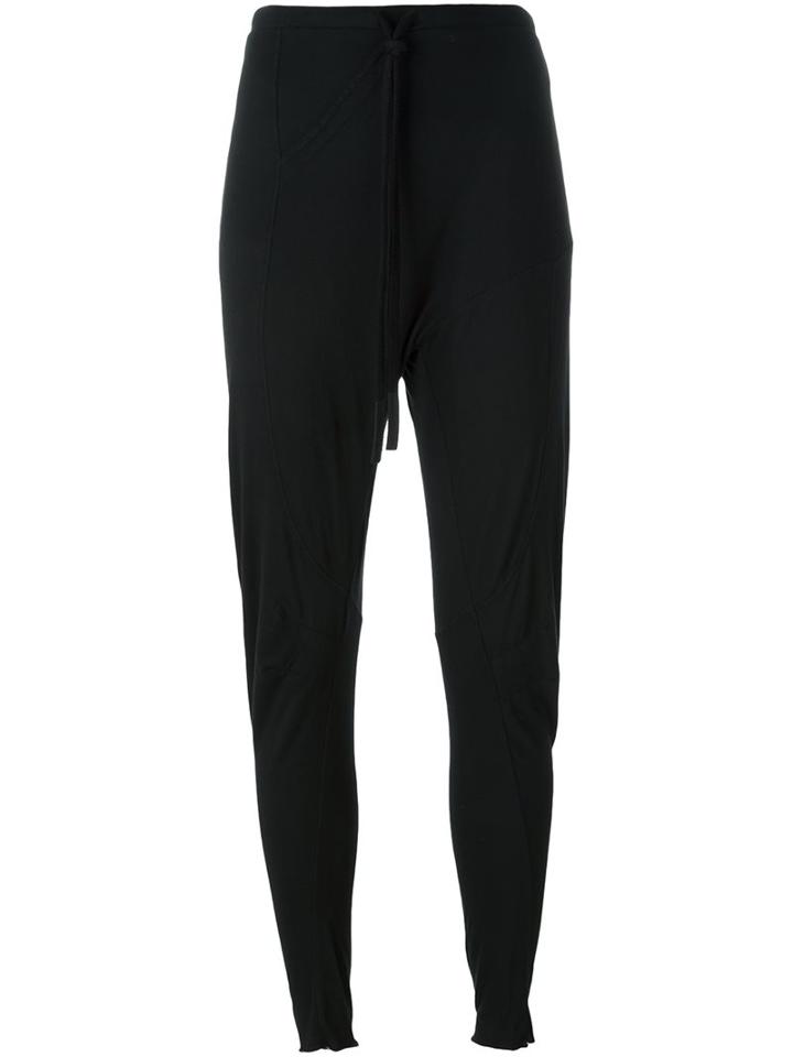 Lost & Found Ria Dunn Slim Fit Track Pants, Women's, Size: Large, Black, Cotton/cashmere