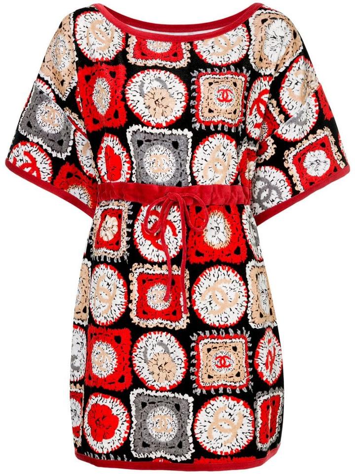 Chanel Pre-owned Logo Patch Dress - Multicolour