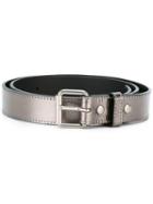 Comme Des Garçons Homme Plus Classic Belt, Men's, Size: Small, Grey, Leather