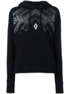 Marcelo Burlon County Of Milan Tiger Print Hoodie, Women's, Size: Medium, Black, Cotton