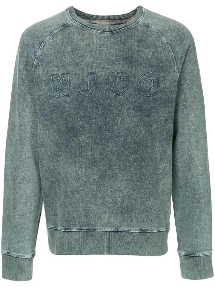 Nudie Jeans Co Logo Sweatshirt - Blue