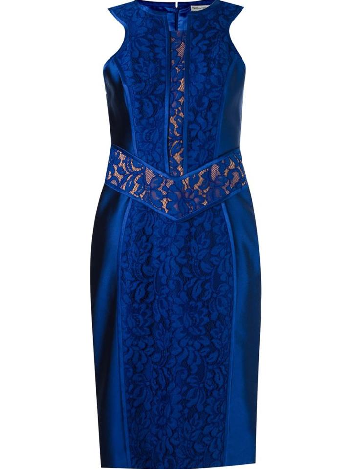 Martha Medeiros Lace Patchwork Sleeveless Dress