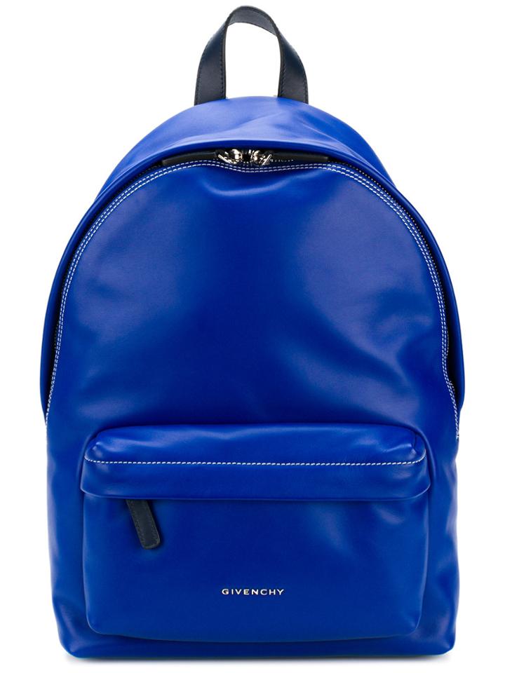 Givenchy Logo Strap Backpack - Blue