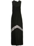 Marina Moscone Lace Detail Dress - Black
