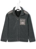 Moncler Kids Zip Up Fleece Jacket, Boy's, Size: 6 Yrs, Grey