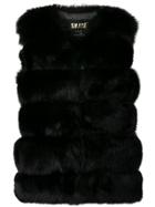 S.w.o.r.d 6.6.44 Sleeveless Fur Vest - Black