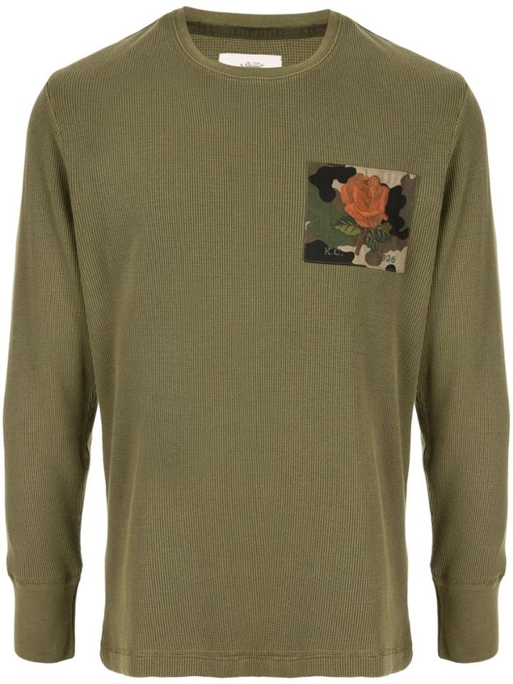 Kent & Curwen Long Sleeved Cotton T-shirt - Green