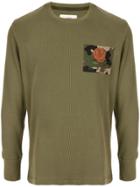Kent & Curwen Long Sleeved Cotton T-shirt - Green