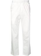 Oamc Cropped Straight-fit Trousers - White