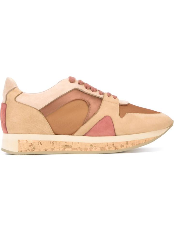 Burberry Panelled Lace-up Sneakers