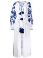 March 11 Flower Pixel Dress, Women's, Size: Small, White, Linen/flax