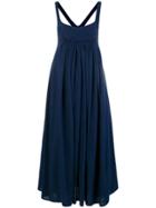 Atelier Bâba Handwoven Smocked Dress - Blue