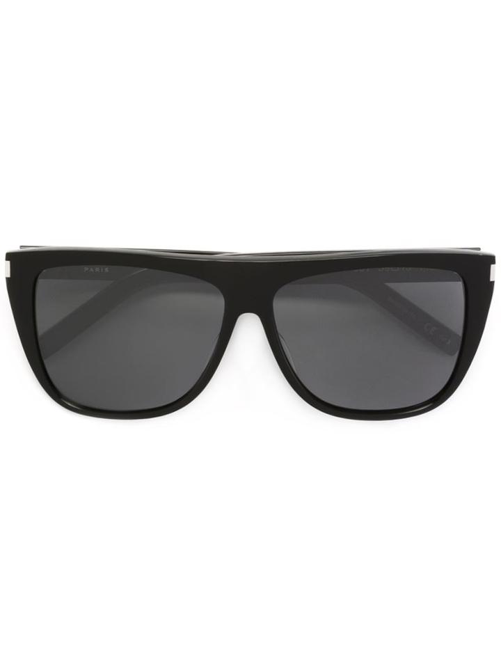 Saint Laurent - 'classic Sl 1001' Sunglasses - Women - Acetate - One Size, Black, Acetate