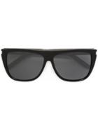 Saint Laurent - 'classic Sl 1001' Sunglasses - Women - Acetate - One Size, Black, Acetate