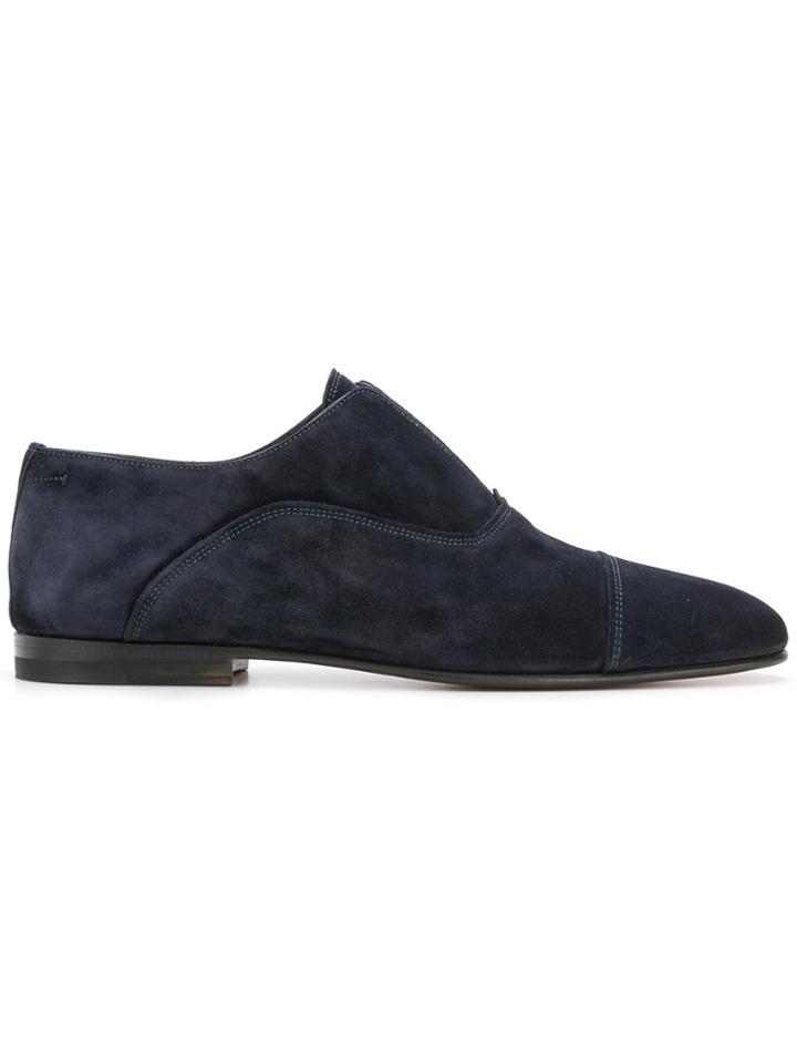 Santoni Classic Laceless Shoes - Blue