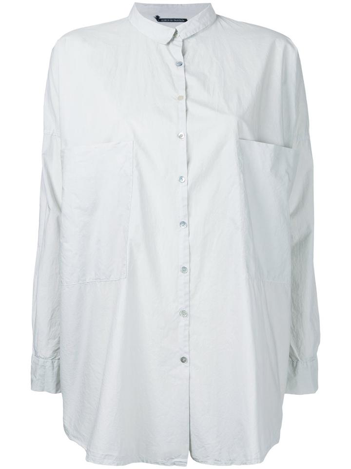 Album Di Famiglia - Oversized Shirt - Women - Cotton - S, Grey, Cotton