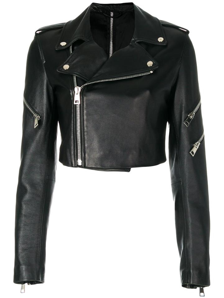 Manokhi Cropped Jacket - Black