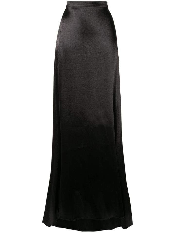 Philosophy Di Lorenzo Serafini Long Satin Skirt - Black