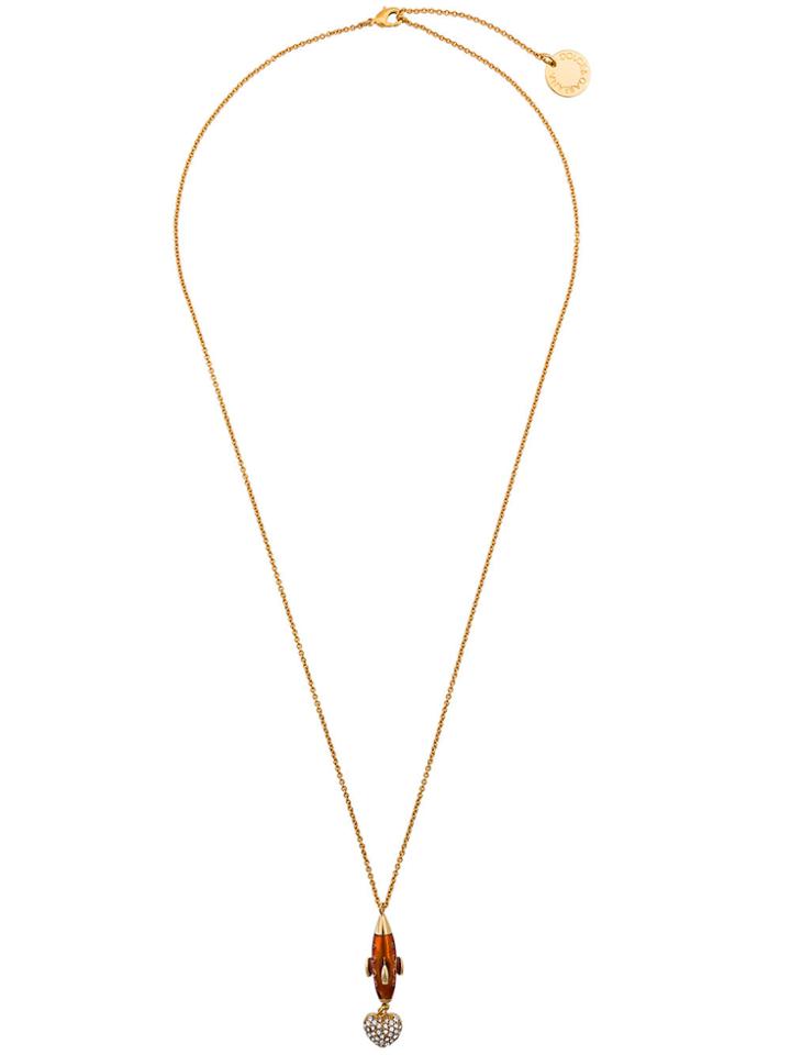 Dolce & Gabbana Heart Rocket Pendant Necklace - Metallic