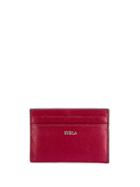 Furla Varnished Logo Cardholder - Red