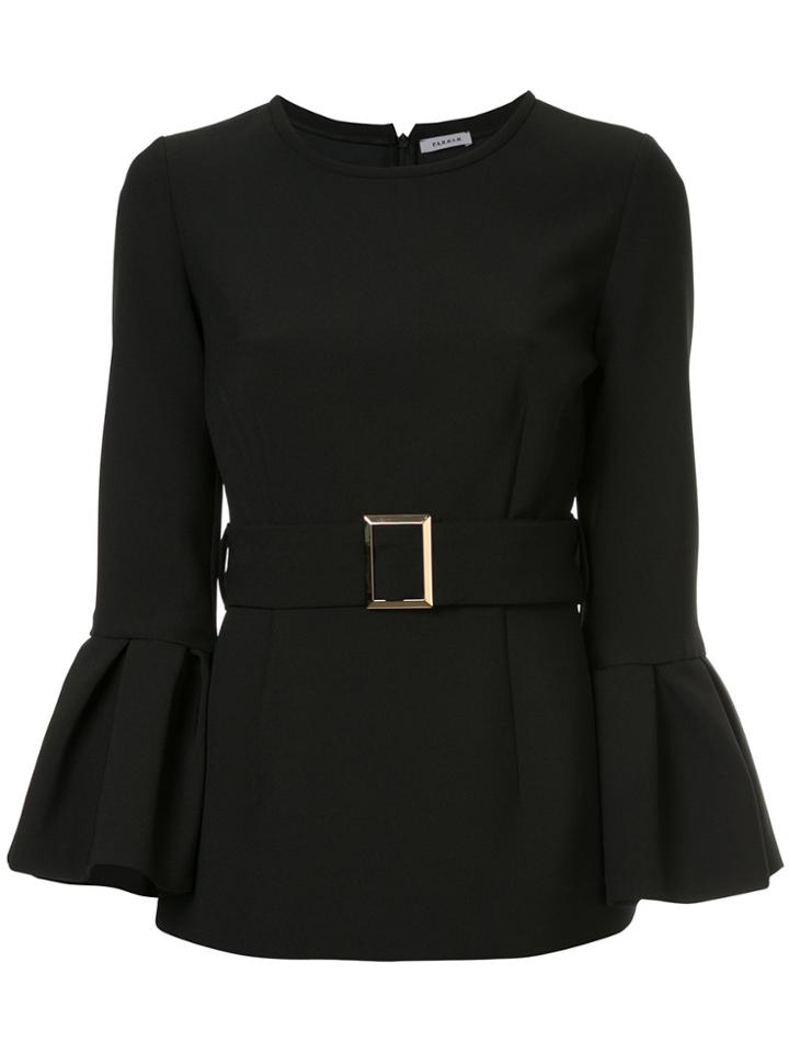 P.a.r.o.s.h. Bell Sleeve Top - Black