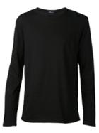 T By Alexander Wang Longsleeved T-shirt, Men's, Size: Xl, Black, Cotton