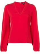 Cushnie Et Ochs V-neck Flared Sleeve Top