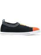 Fendi Love Fendi Slip-on Sneakers - Black