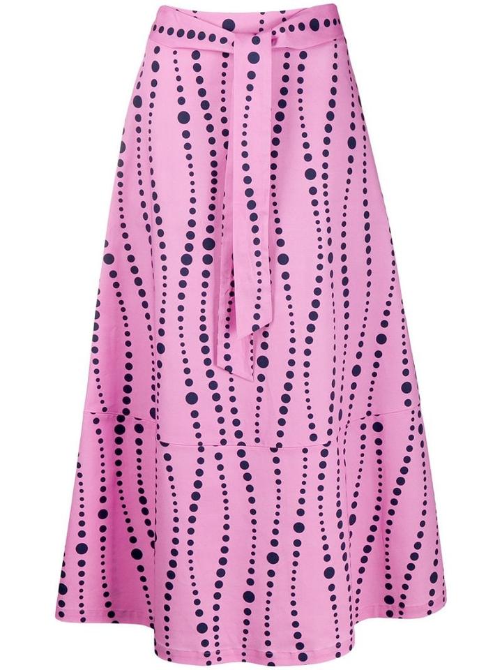 La Doublej X Mantero Wrap-around Skirt - Pink