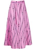 La Doublej X Mantero Wrap-around Skirt - Pink