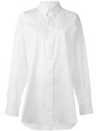 Maison Margiela Oversize Long Sleeve Shirt - White