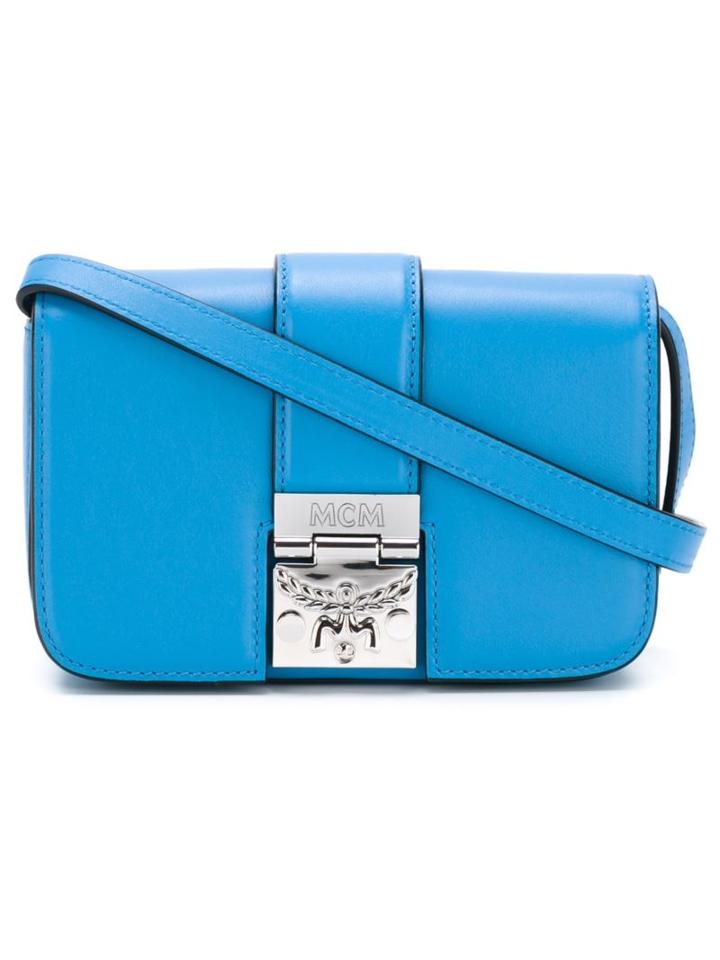 Mcm Mini Buckle Logo Shoulder Bag