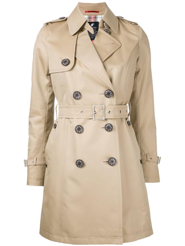 Loveless Classic Trench Coat - Brown