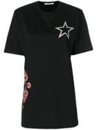 Givenchy Star Flower T-shirt - Black