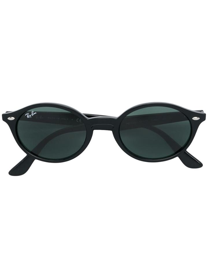 Ray-ban Round Acetate Sunglasses - Black