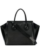 Balmain Studded Trapeze Tote - Black