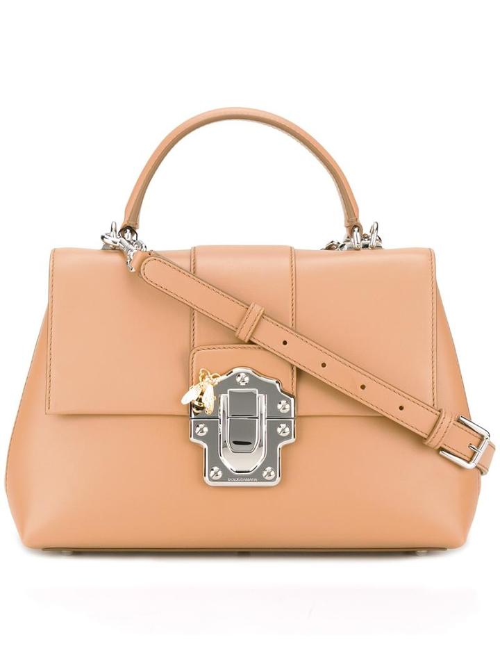 Dolce & Gabbana Lucia Tote, Women's, Nude/neutrals, Leather