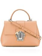 Dolce & Gabbana Lucia Tote, Women's, Nude/neutrals, Leather