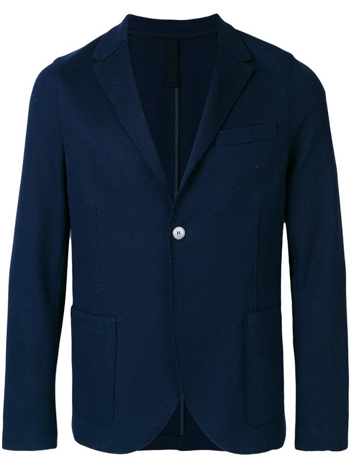 Harris Wharf London Unstructured Two-button Blazer - Blue