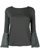Fabiana Filippi Silk Sweater - Grey