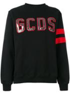 Gcds Sports Sweatshirt, Women's, Size: Small, Black, Cotton