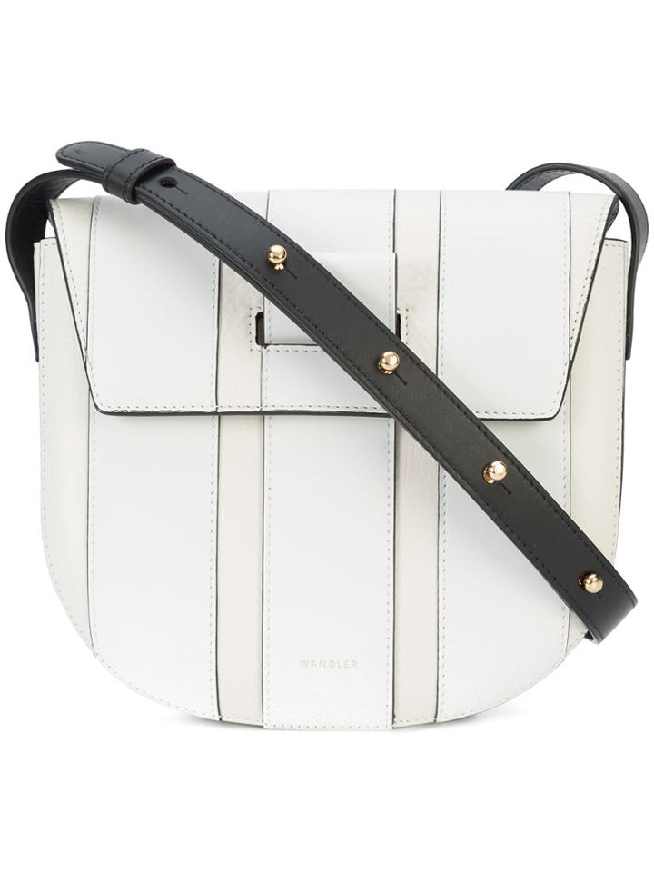 Wandler White Miles Leather Cross Body Bag