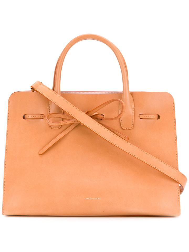 Mansur Gavriel Bow Detail Tote - Nude & Neutrals