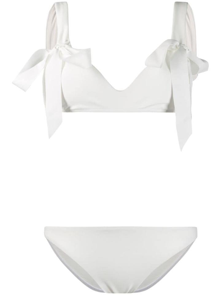 Zimmermann Scoop Tie Bikini Set - White