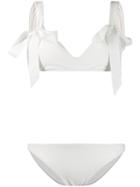 Zimmermann Scoop Tie Bikini Set - White