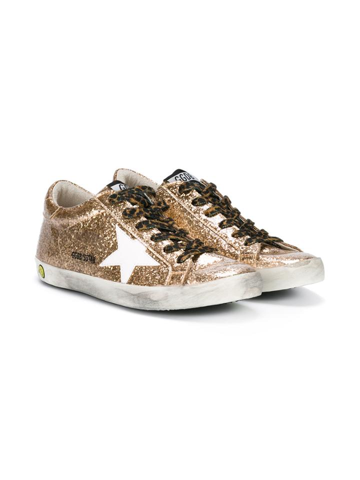 Golden Goose Deluxe Brand Kids Glitter All Over Sneakers - Metallic