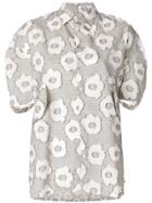 Henrik Vibskov I Love You 2 Shirt With Fringy Flowers - Nude &